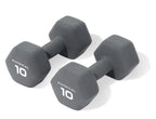 10kg Neo Hex Dumbbells (Pair) – Heavy-Duty Home Gym Weights